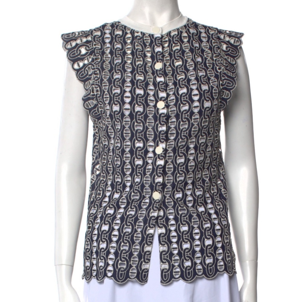 Sandro printed crew new tunic